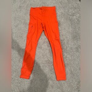 Athleta Red Leggings